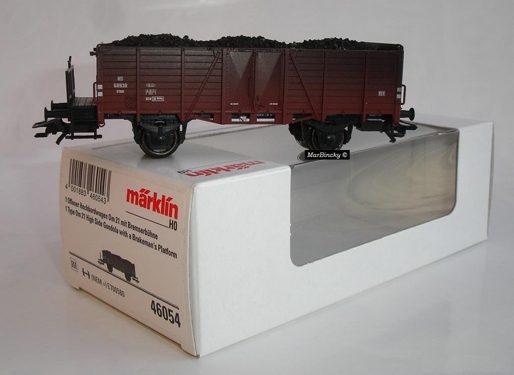 Märklin 46054 Open Hoge Boordwagen met Remplatform NL !, Wisselstroom, Ophalen of Verzenden, NS, Märklin