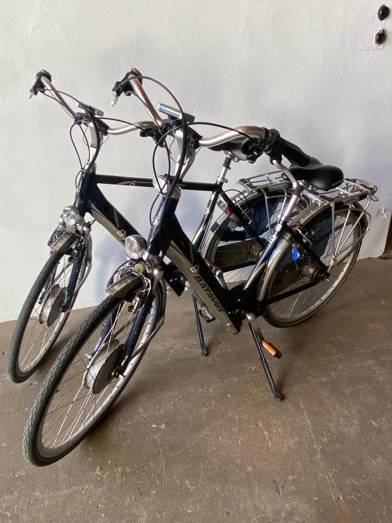Twee elektrische fietsen Batavus, Fietsen en Brommers, Ophalen, Gebruikt, Batavus, 55 tot 59 cm