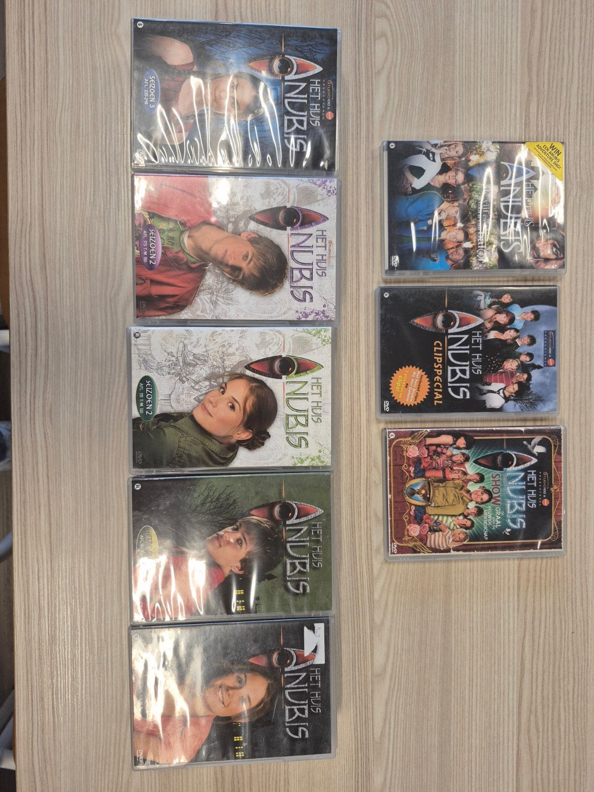 Het Huis Anubis DVD Boxen - Seizoenen 1, 2, 3 en Specials, Gebruikt, Alle leeftijden, Tv-serie, Familie