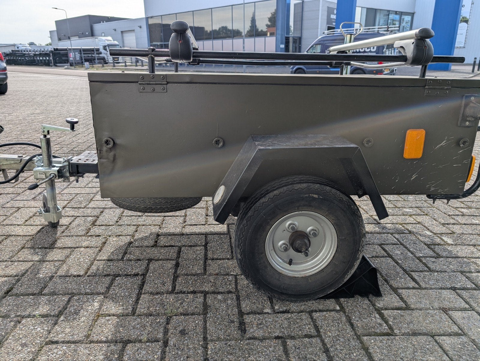 bagage aanhanger, groen, Ophalen, Gebruikt