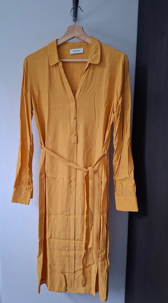 Midi zomerjukje van Modström, warm geel, maat M, Kleding | Dames, Maat 38/40 (M), Modström, Geel, Ophalen of Verzenden