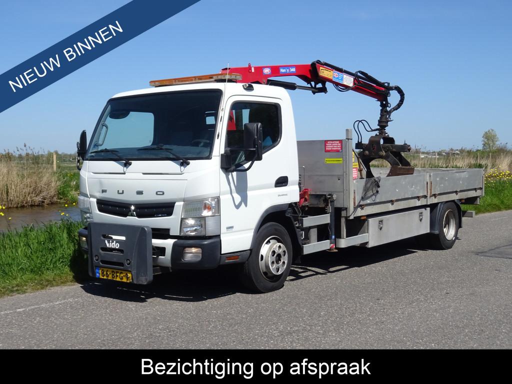Mitsubishi Canter Fuso * LAADKRAAN handy 340 * EX GEMEENTE *, 3795 kg, Stof, Gebruikt, Euro 6