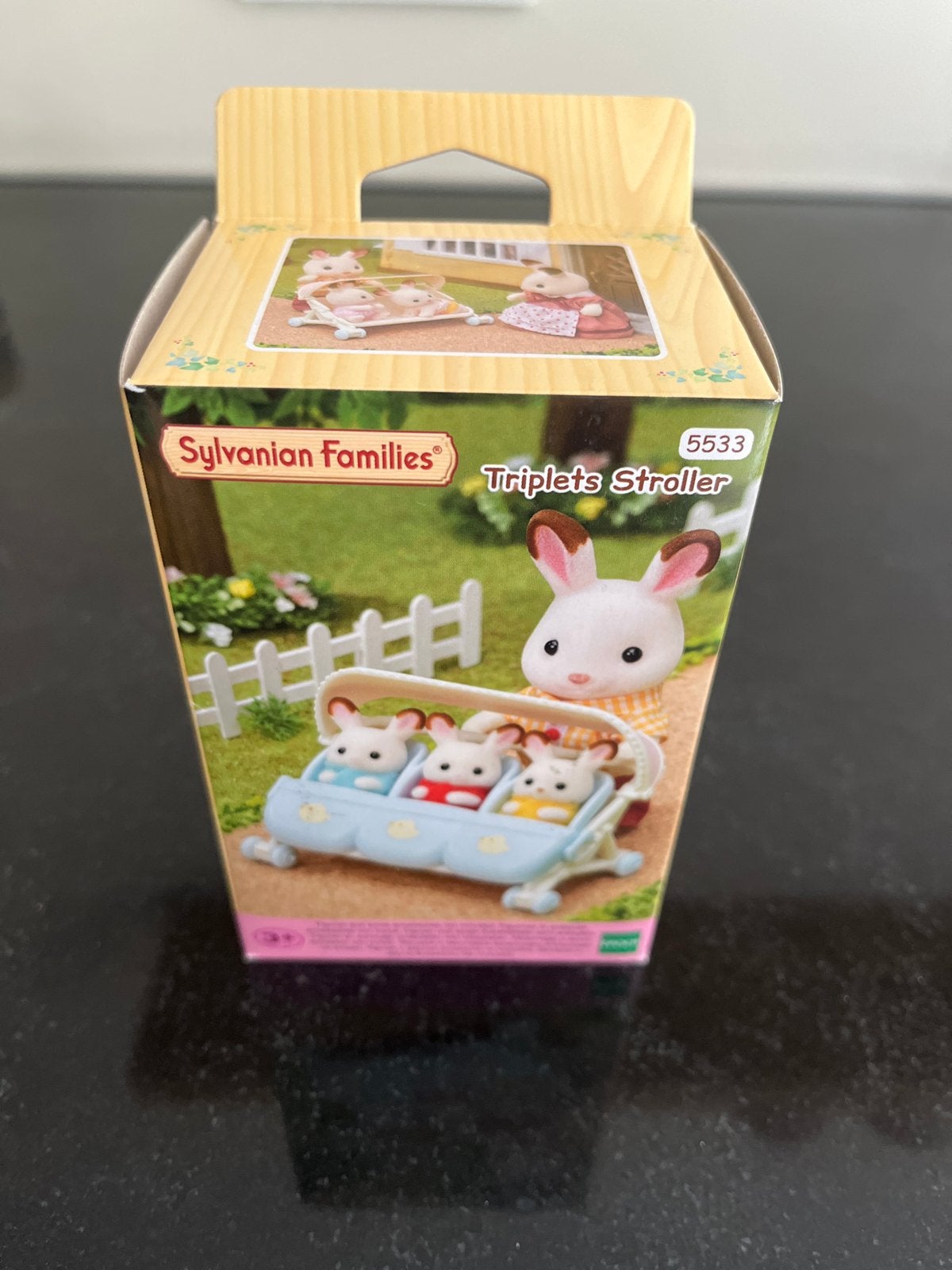 Sylvanian Families Triplet Stroller 5533 - Nieuw in verpakki, Kinderen en Baby's, Ophalen of Verzenden, Nieuw, Meisje
