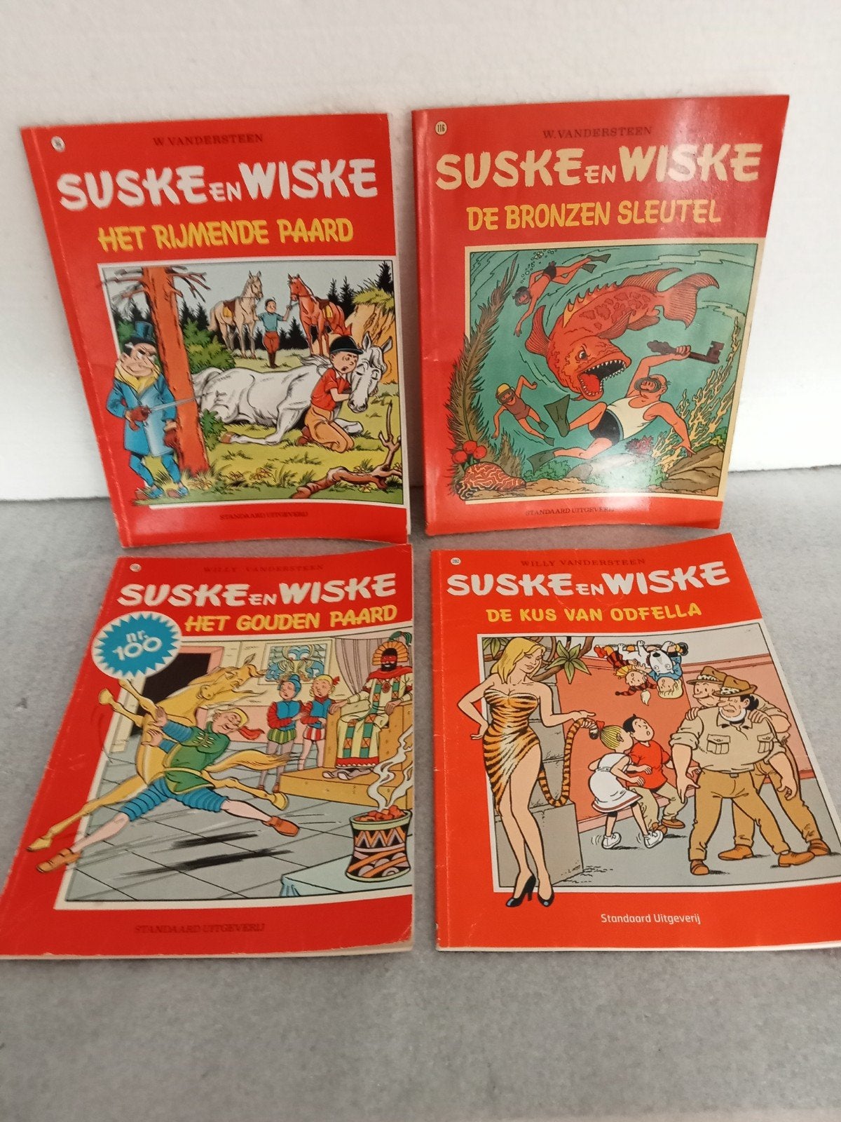 Suske en Wiske stripboeken - 4 exemplaren, Boeken, Stripboeken, Ophalen of Verzenden