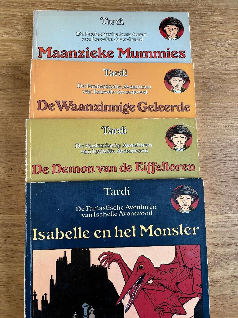 Isabelle Avondrood - Tardi - 4 delen, Meerdere stripboeken, Ophalen of Verzenden, Gelezen