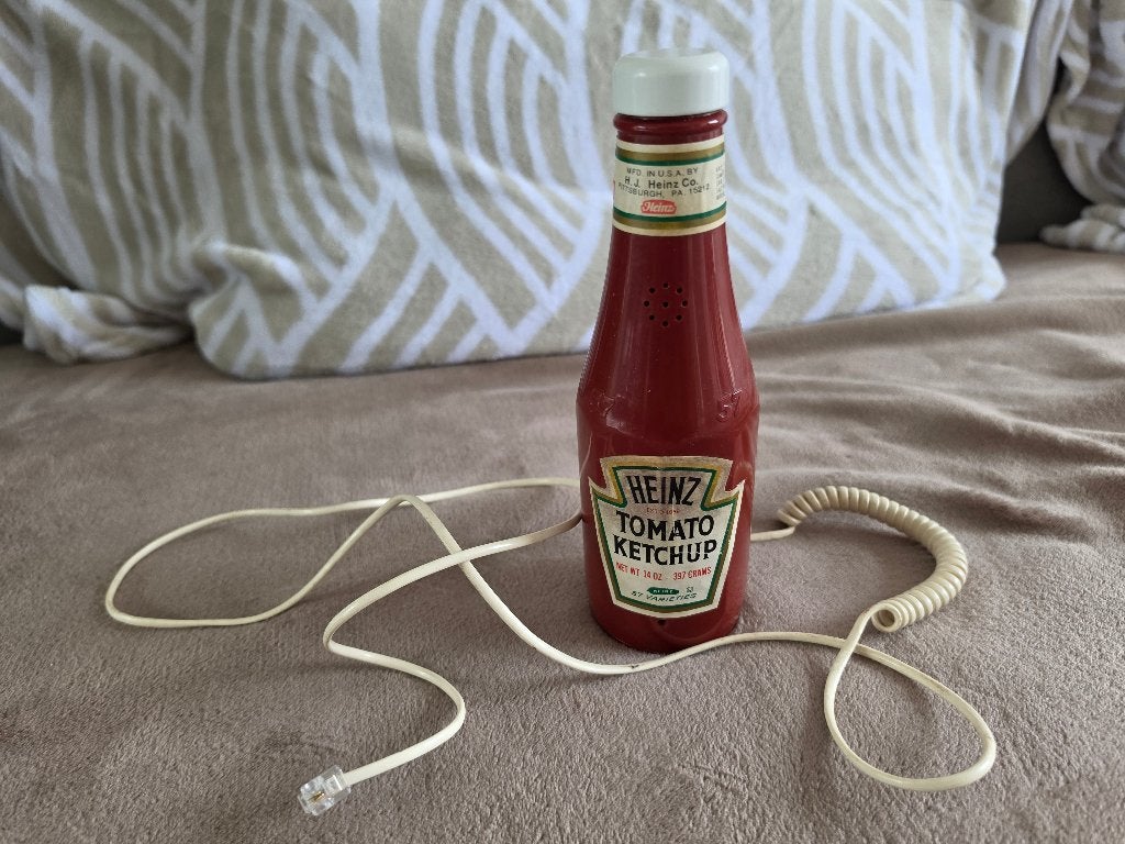 Unieke Vintage Heinz Tomato Ketchup Telefoon, Verzamelen, Ophalen of Verzenden, Gebruikt, Gebruiksvoorwerp