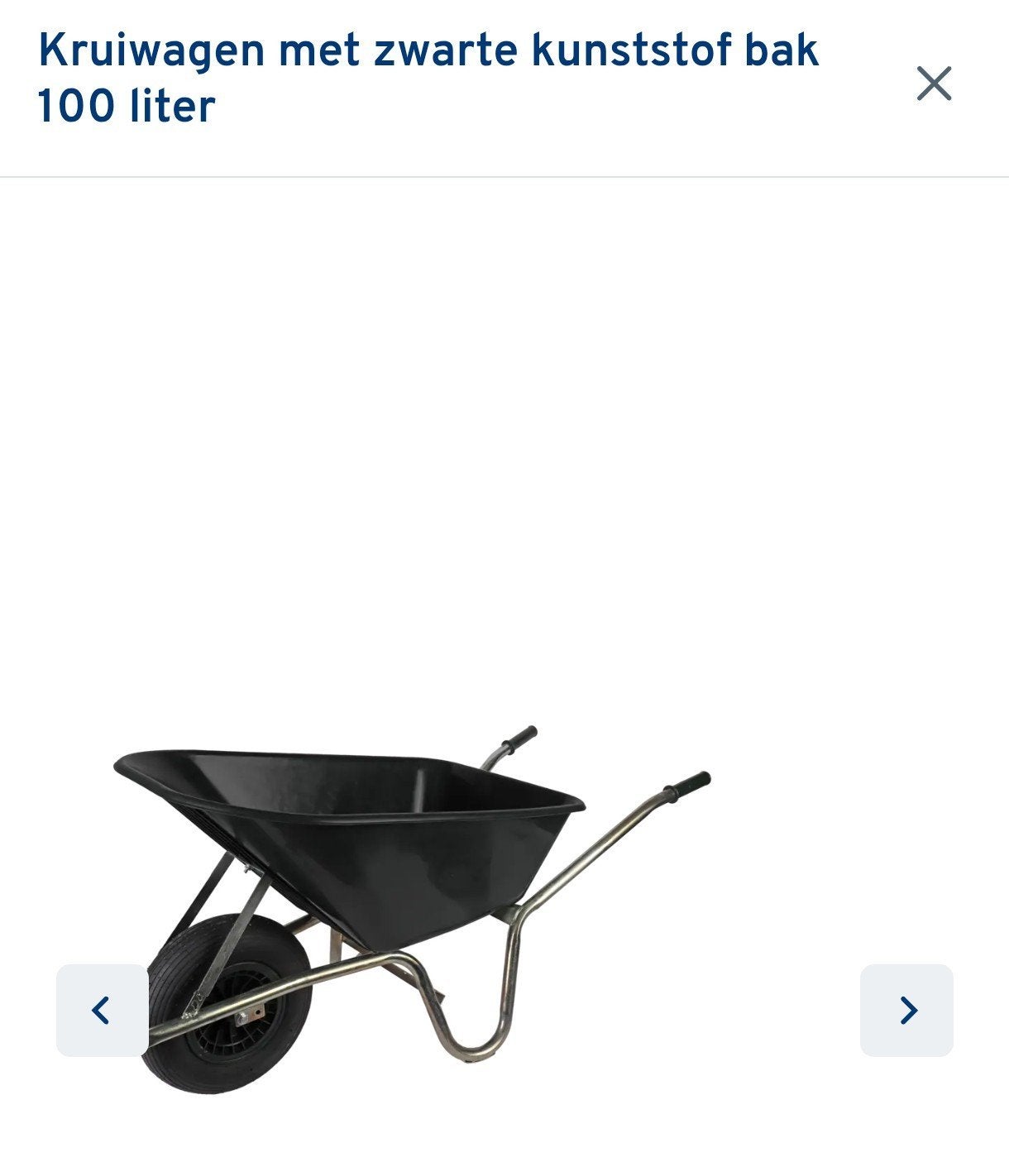 Kruiwagen nooit gebruikt, Ophalen of Verzenden, Nieuw