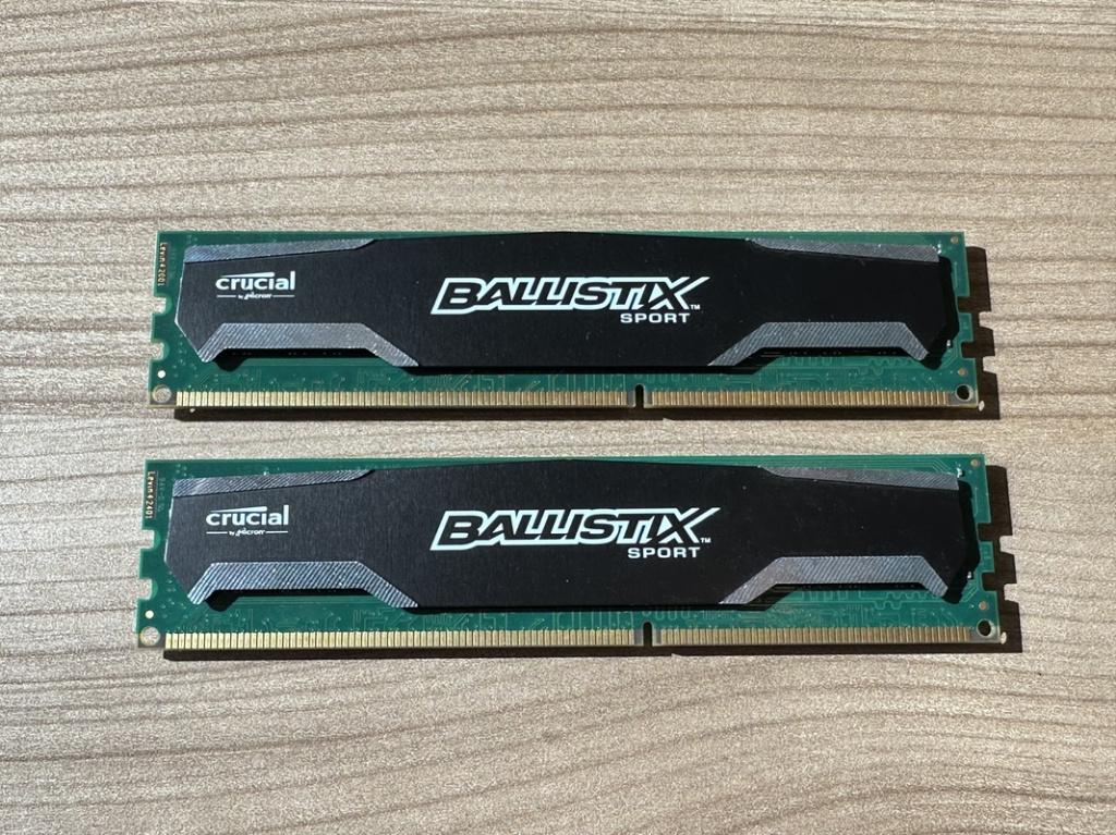 Crucial Ballistix Sport DDR3 1600MHz 8GB (2x4GB) CL9 RAM, 8 GB, DDR3, Ophalen of Verzenden, Zo goed als nieuw