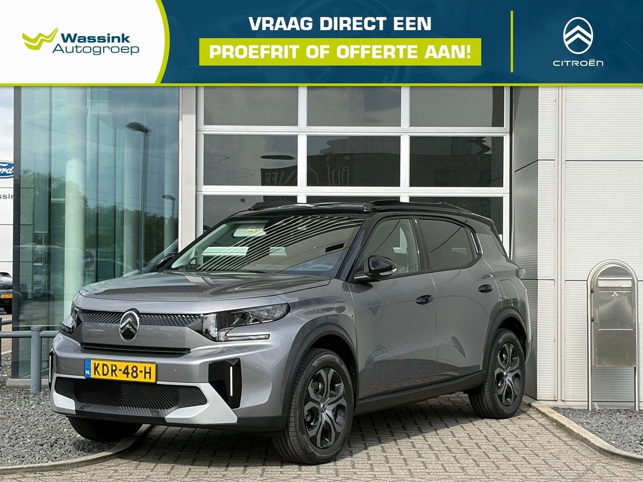 Citroën Ë-C3 Aircross 54 kWh 113pk Extended Range Plus | T, Auto's, Automaat, Gebruikt, Parkeersensor, SUV of Terreinwagen
