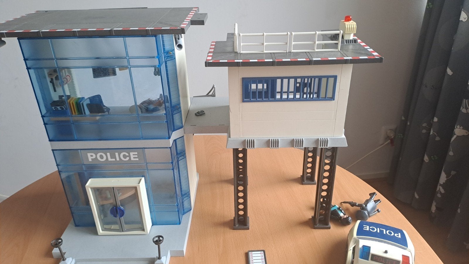 Grote Playmobil Politie Set - Politiebureau & Voertuigen, Ophalen, Gebruikt