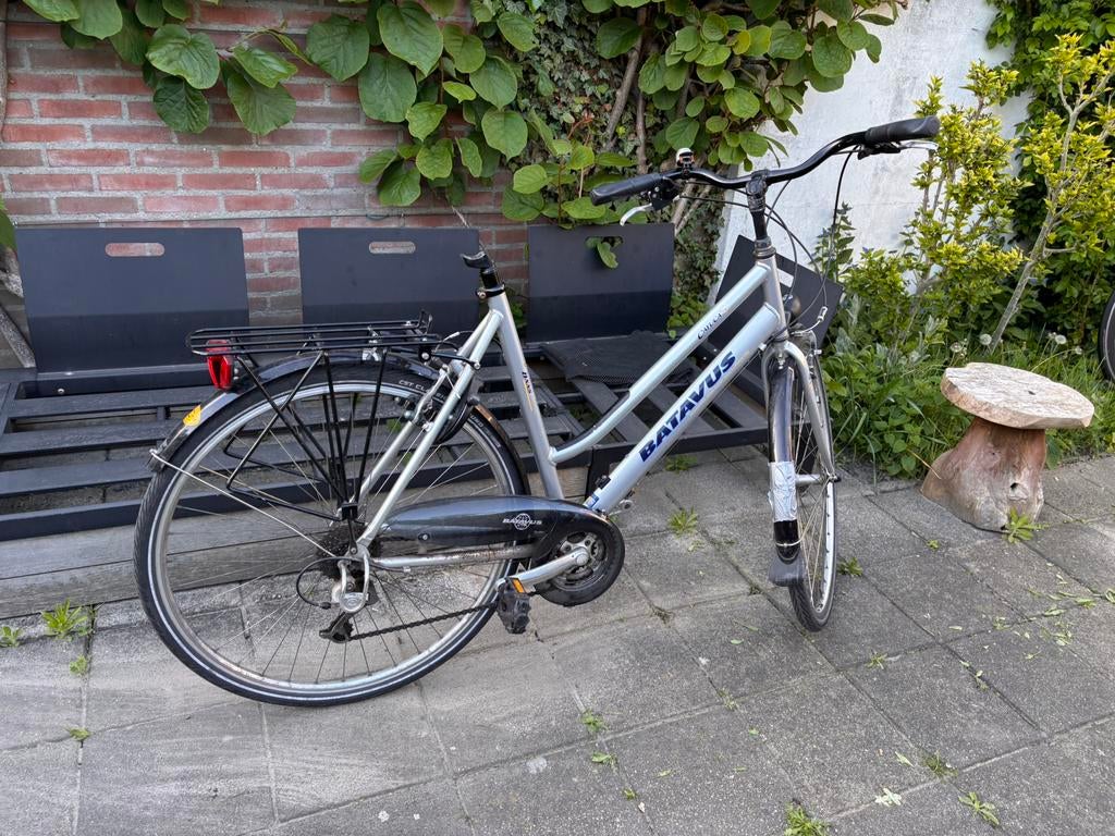 Batavus damesfiets (grijs), Ophalen, Minder dan 10 versnellingen, Batavus, 56 cm of meer