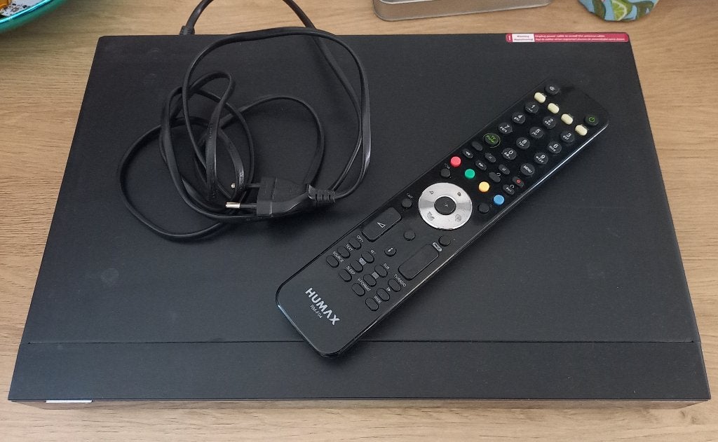 Humax ihdr 5050c, Ophalen, Harddiskrecorder