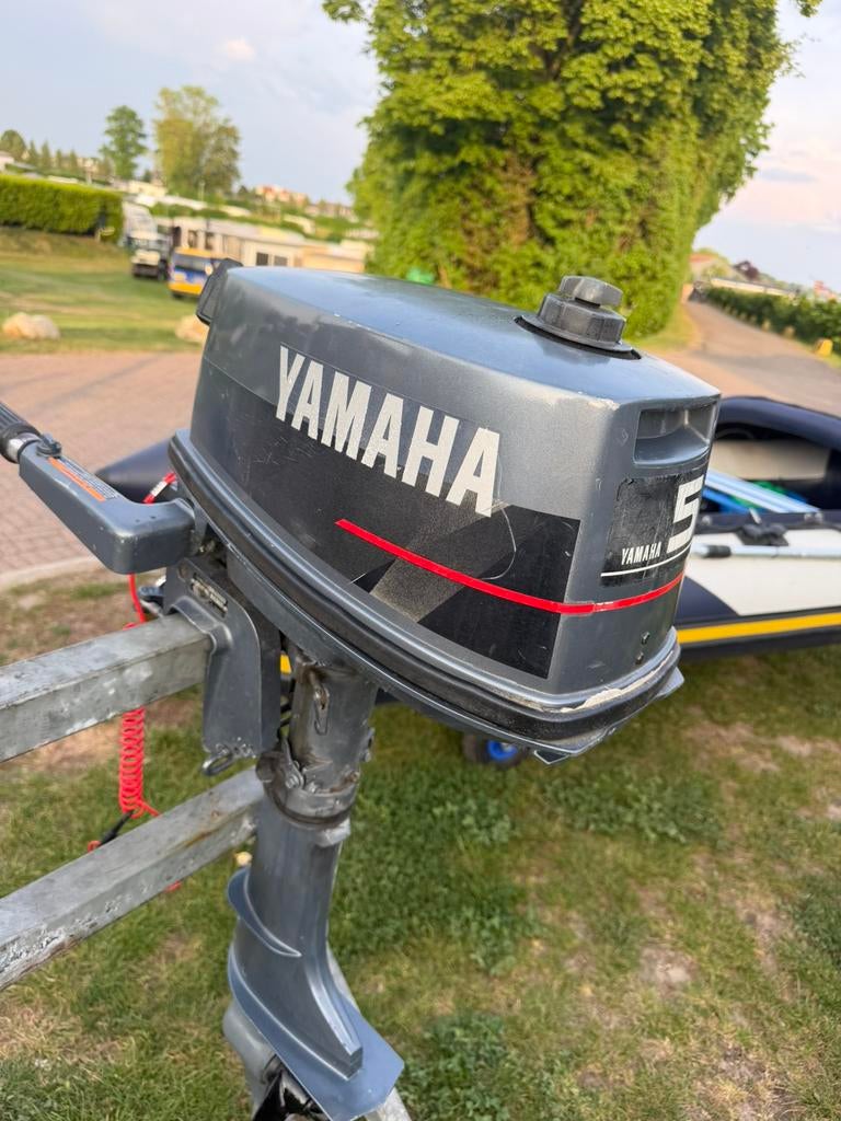 Yamaha 5pk 2takt loopt als een zonnetje koopje € 250,-, Watersport en Boten, Buiten- en Binnenboordmotoren, Ophalen, Zo goed als nieuw