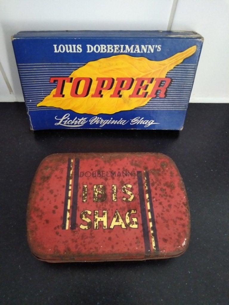 Oude rookwaar verpakkingen, Verzamelen, Ophalen of Verzenden, Gebruikt, Tabaksdoos of Verpakking