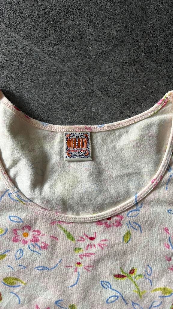 OILILY top (t-shirt), maat M, roze gebloemd, Maat 38/40 (M), Ophalen of Verzenden, Zo goed als nieuw, Korte mouw