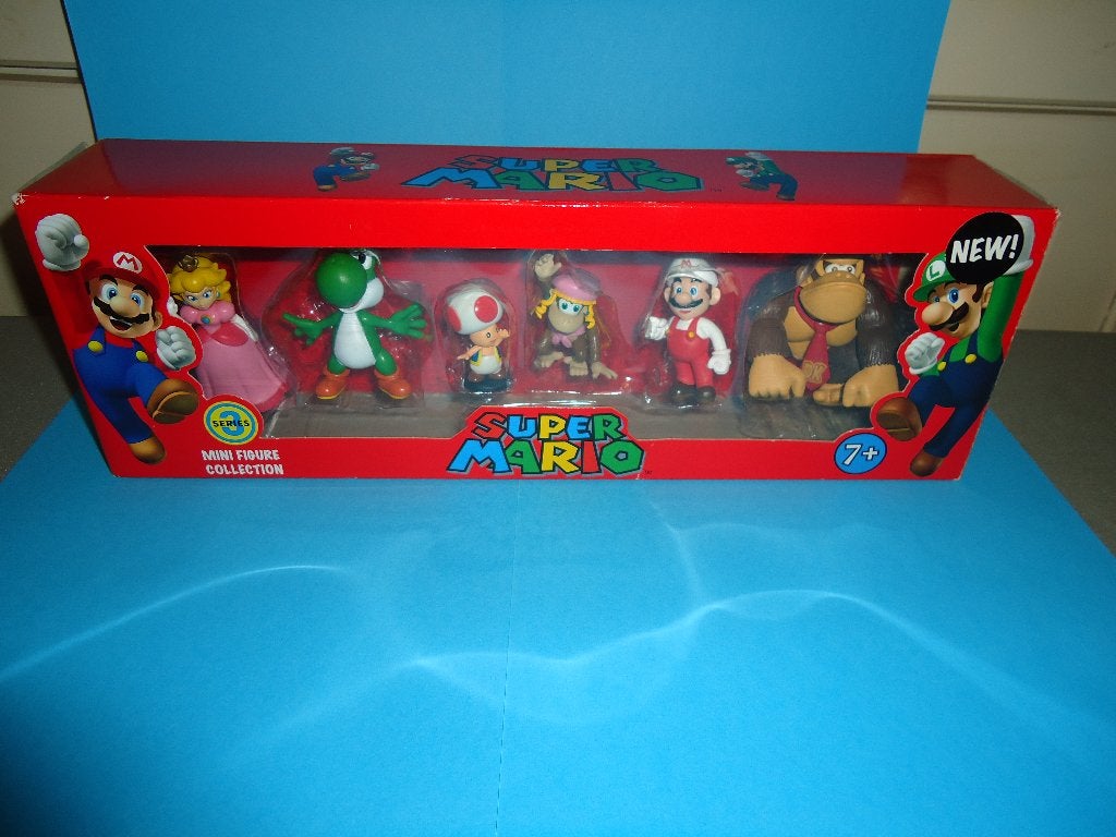 super mario c poppetjes figuren, Verzamelen, Ophalen, Gebruikt