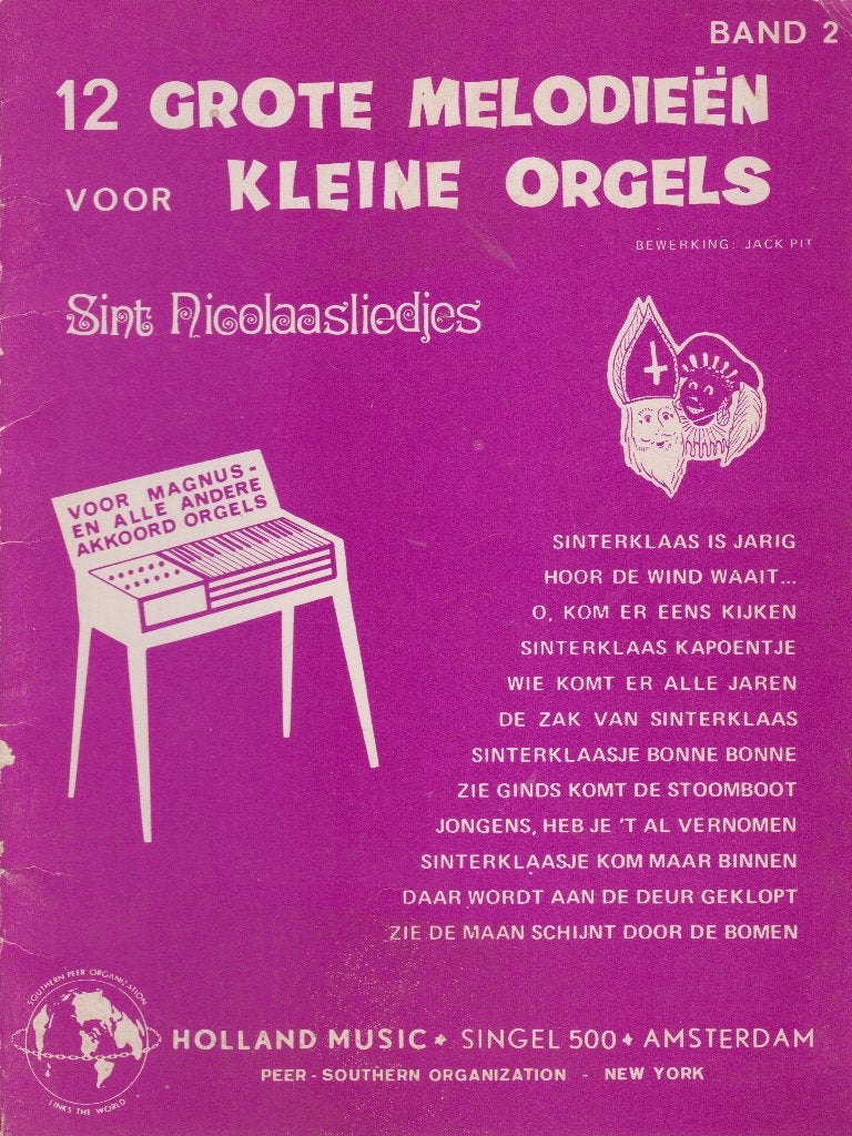 JACK PIT - 12 GROTE MELODIEEN - SINT NICOLAASLIEDJES, Ophalen of Verzenden, Gebruikt, Artiest of Componist, Populair
