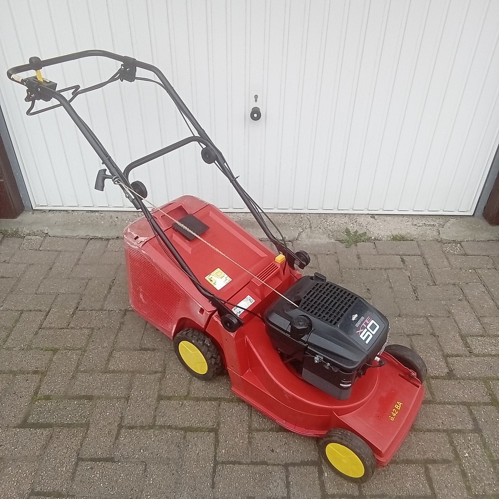 WOLF GARTEN GRASMAAIER WIELAANDRIJVING BENZINE MAAIER, Ophalen, Cirkelmaaier, Gebruikt, Wolf-Garten