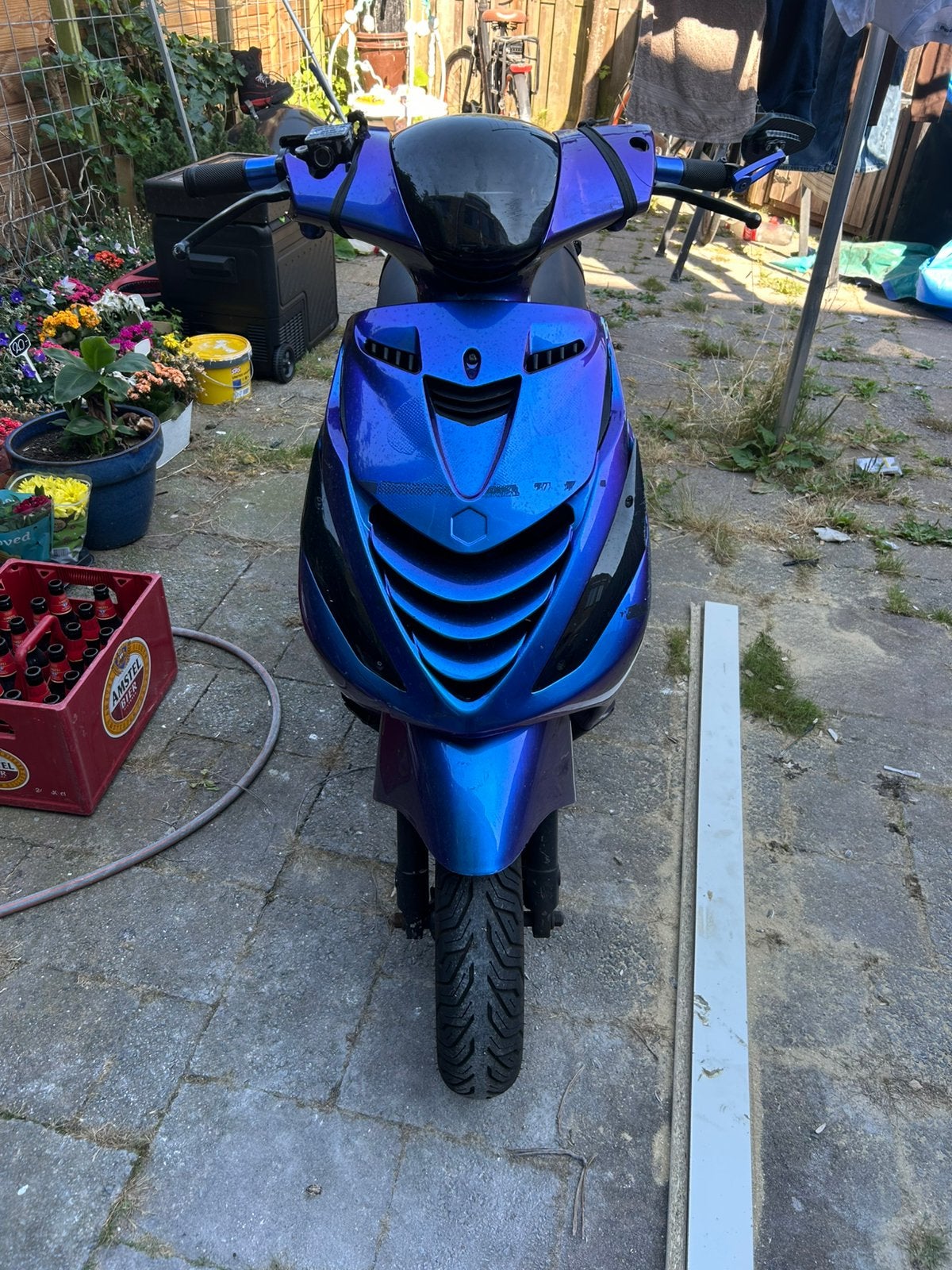 Zip 50cc met wok, Fietsen en Brommers, Scooters | Piaggio, Verzenden, Zo goed als nieuw, Benzine, Zip