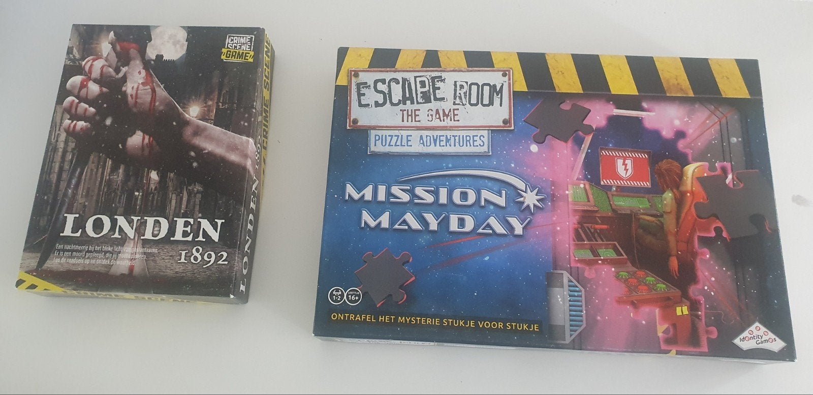 Escaperoom spellen, Drie of vier spelers, Ophalen of Verzenden, Gebruikt