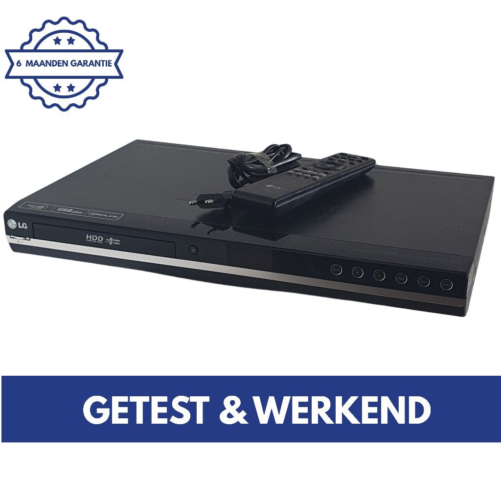 LG RH387H | DVD Recorder | 160GB HDD | DVD/CD | DVD Speler, LG, Zo goed als nieuw, LG, Harddiskrecorder