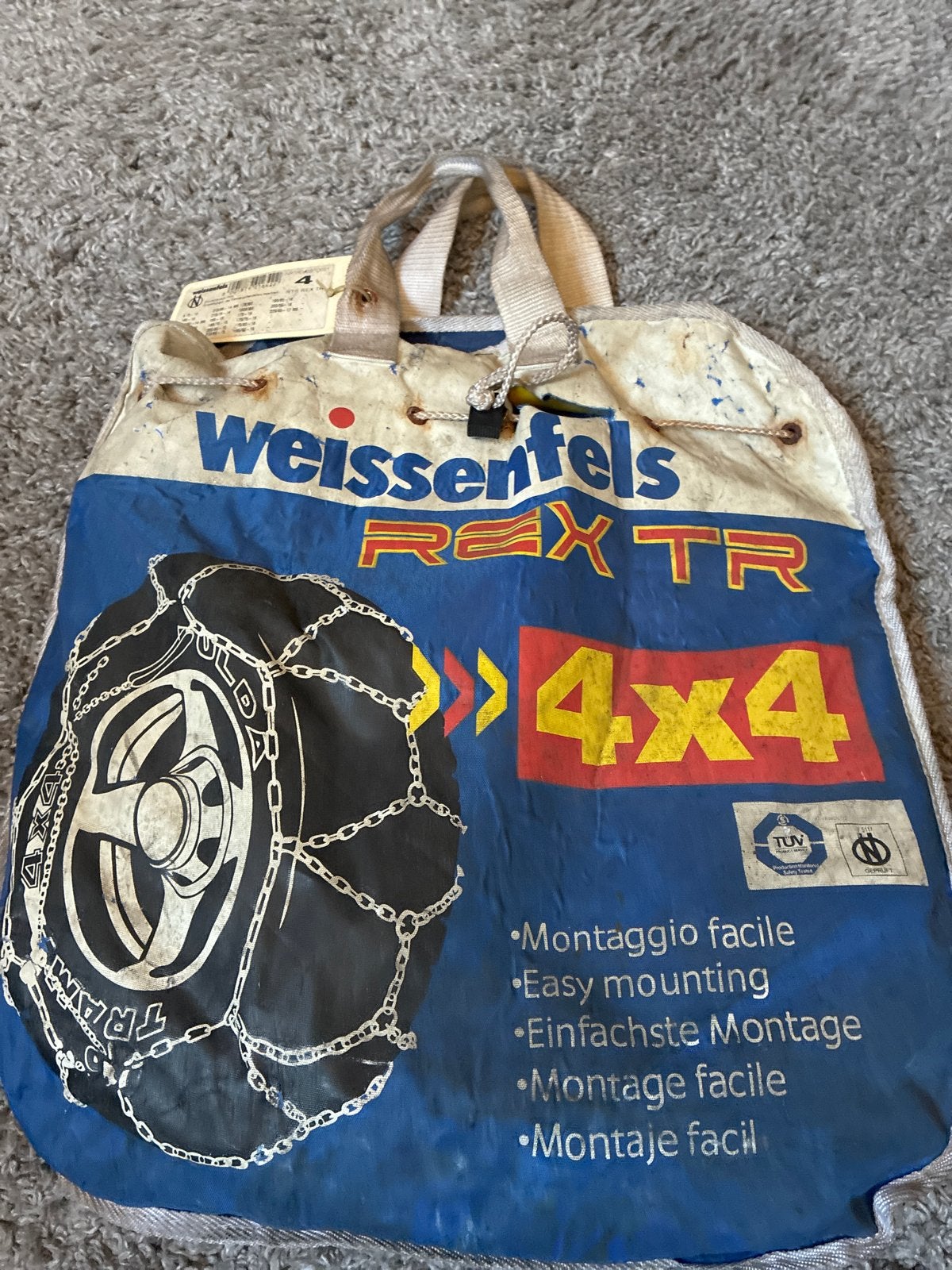 Weissenfels Rex TR 4x4 sneeuwkettingen (nieuw), Ophalen of Verzenden, Gebruikt