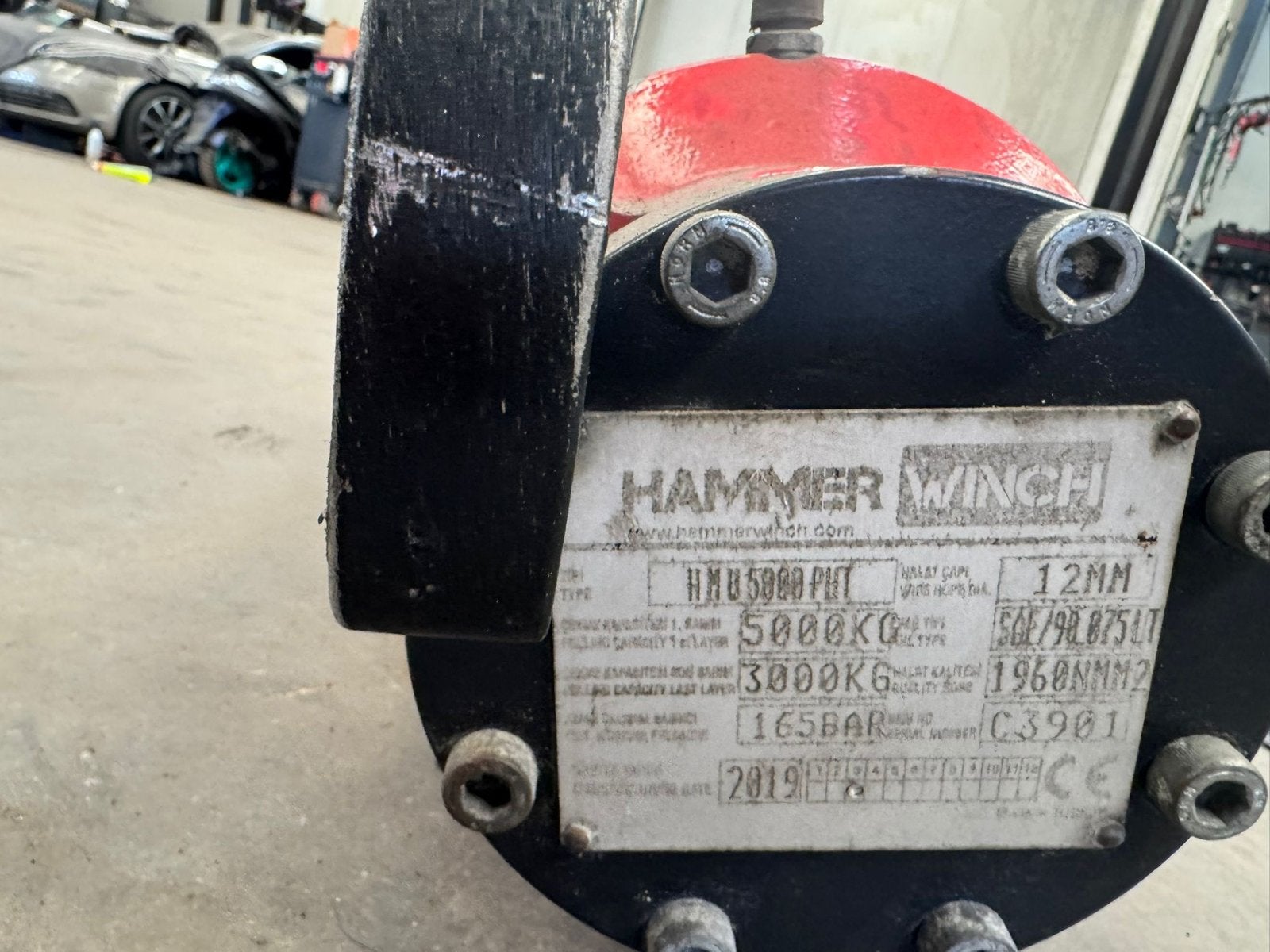 Zo goed als nieuwe Hammer Winch hydrologische lier 5 ton, Ophalen, Zo goed als nieuw