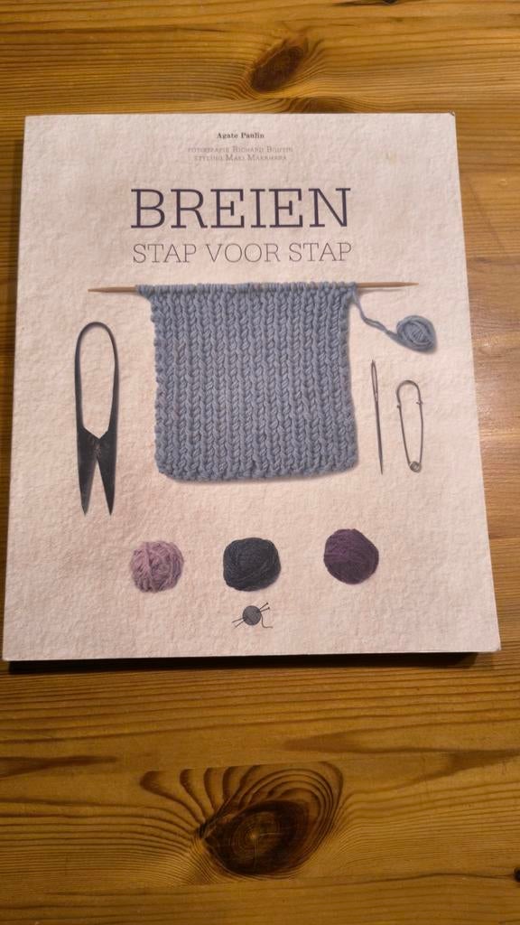 Breien Stap Voor Stap - Leer Breien met Dit Boek, Ophalen of Verzenden, Zo goed als nieuw, Breien, Patroon of Boek