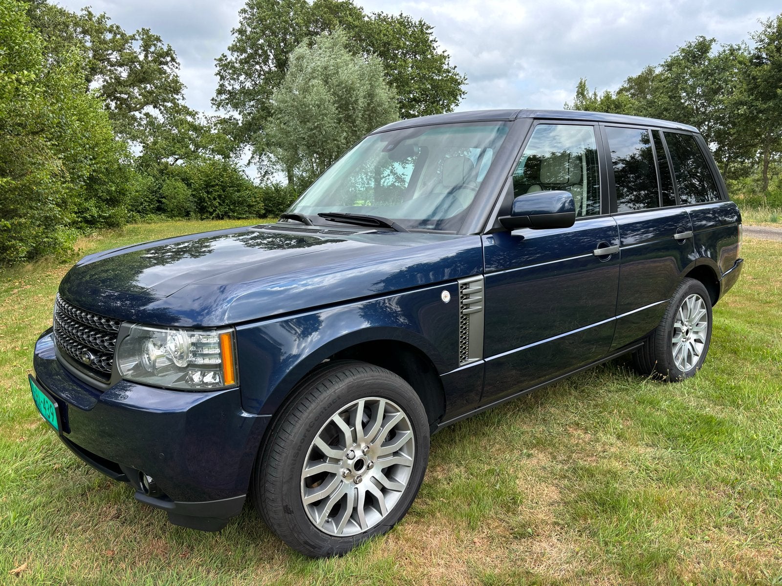 Range Rover 4.4 TDV8, HSE, 312 PK ! 238.000 Km, nieuwstaat!, Auto's, Land Rover, Euro 5, Blauw, 4367 cc, Leder