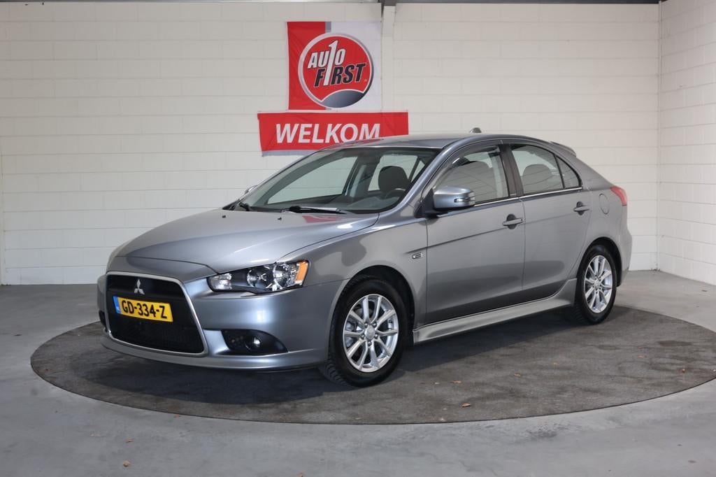 Mitsubishi Lancer Sportback 1.6 Limited Edition, Airco, Blue, Voorwielaandrijving, Euro 5, Stof, Gebruikt