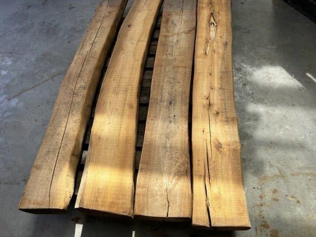 Houten bank, Robinia balken, Ophalen, Nieuw, 250 cm of meer, Balken