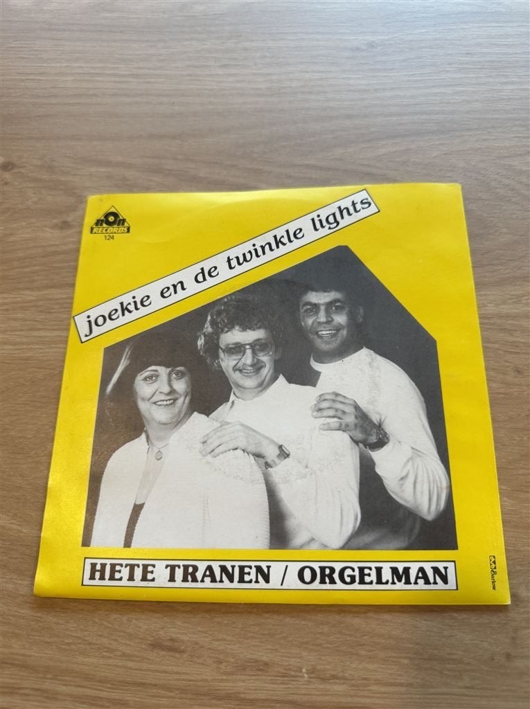 Joekie en de Twinkle Lights - Hete tranen - orgelman, Ophalen of Verzenden, Zo goed als nieuw, Nederlandstalig