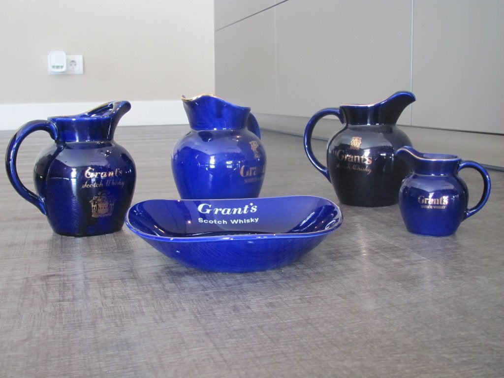 Grant's Scotch Whisky set - 5 delig, Ophalen of Verzenden, Zo goed als nieuw, Gebruiksvoorwerp