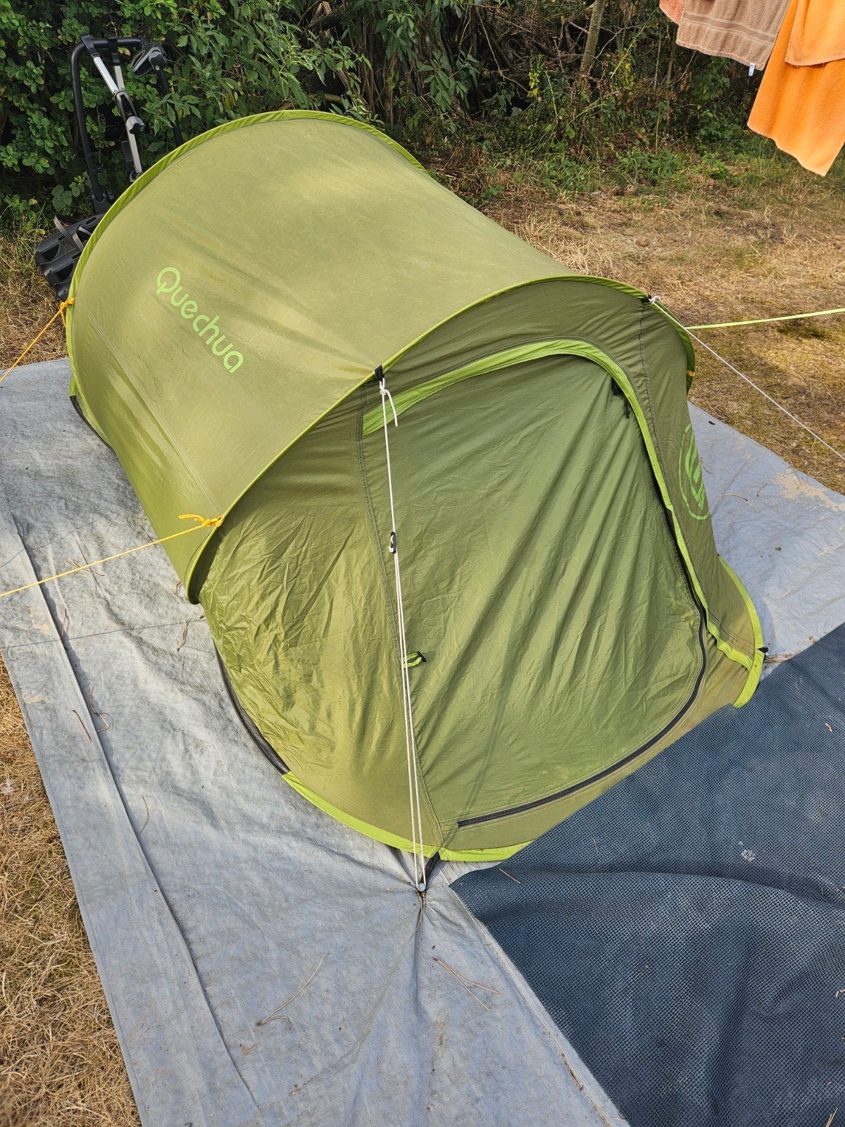 Quechua 1 persoons tent, Ophalen, Gebruikt, Tot en met 2