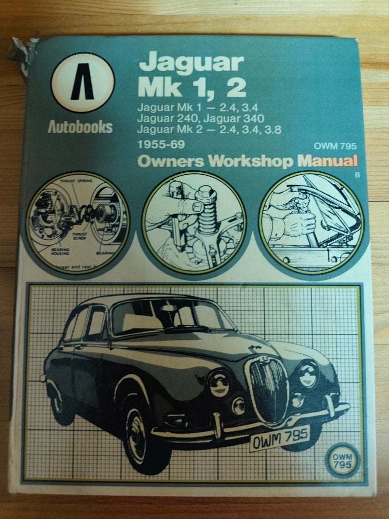 Jaguar MK 1, 2 owners Workshop manual, Ophalen, Gebruikt, Auto's