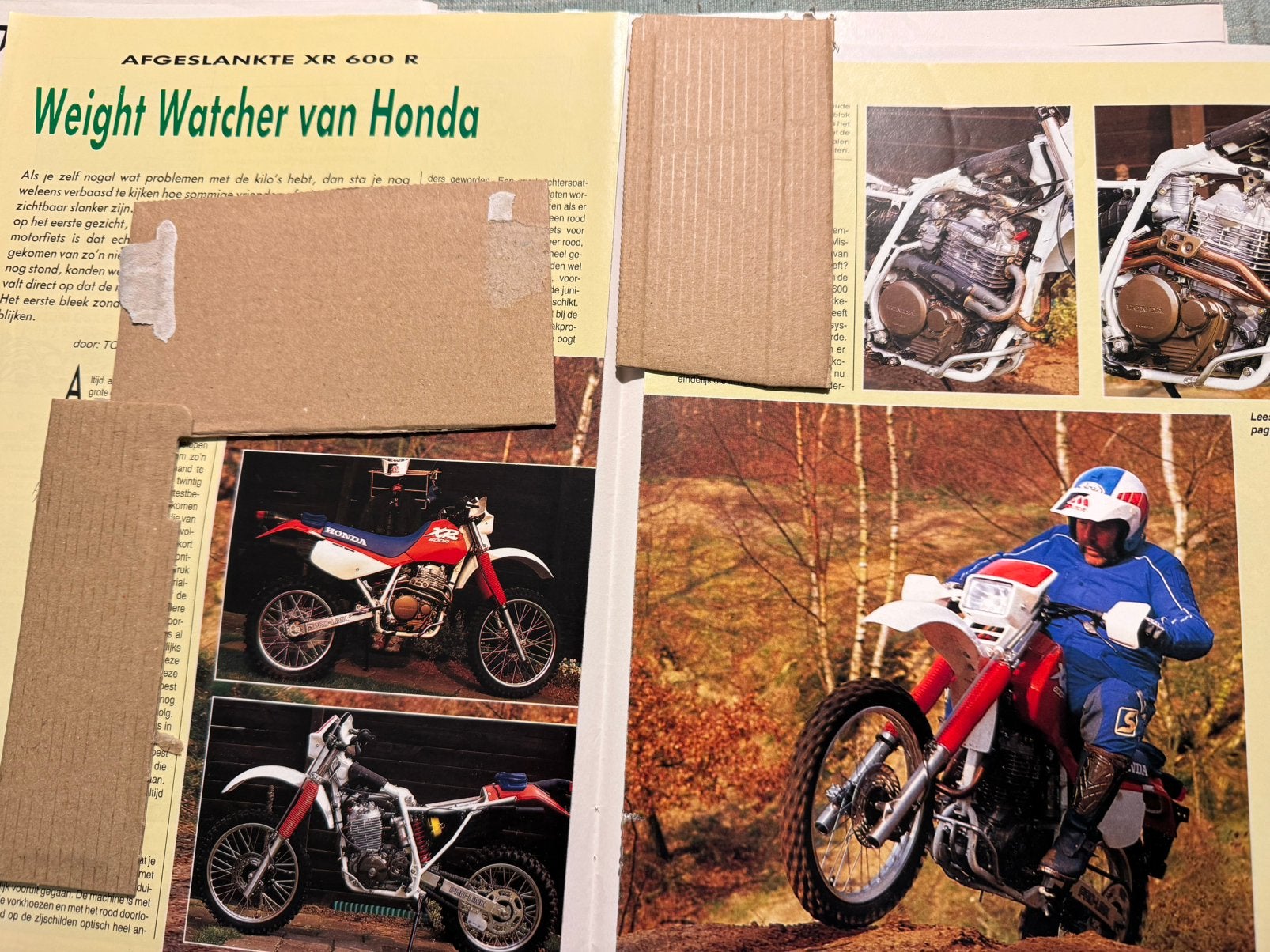 Test 1988 Honda XR600R, Verzamelen, Verzenden, Zo goed als nieuw, Motoren