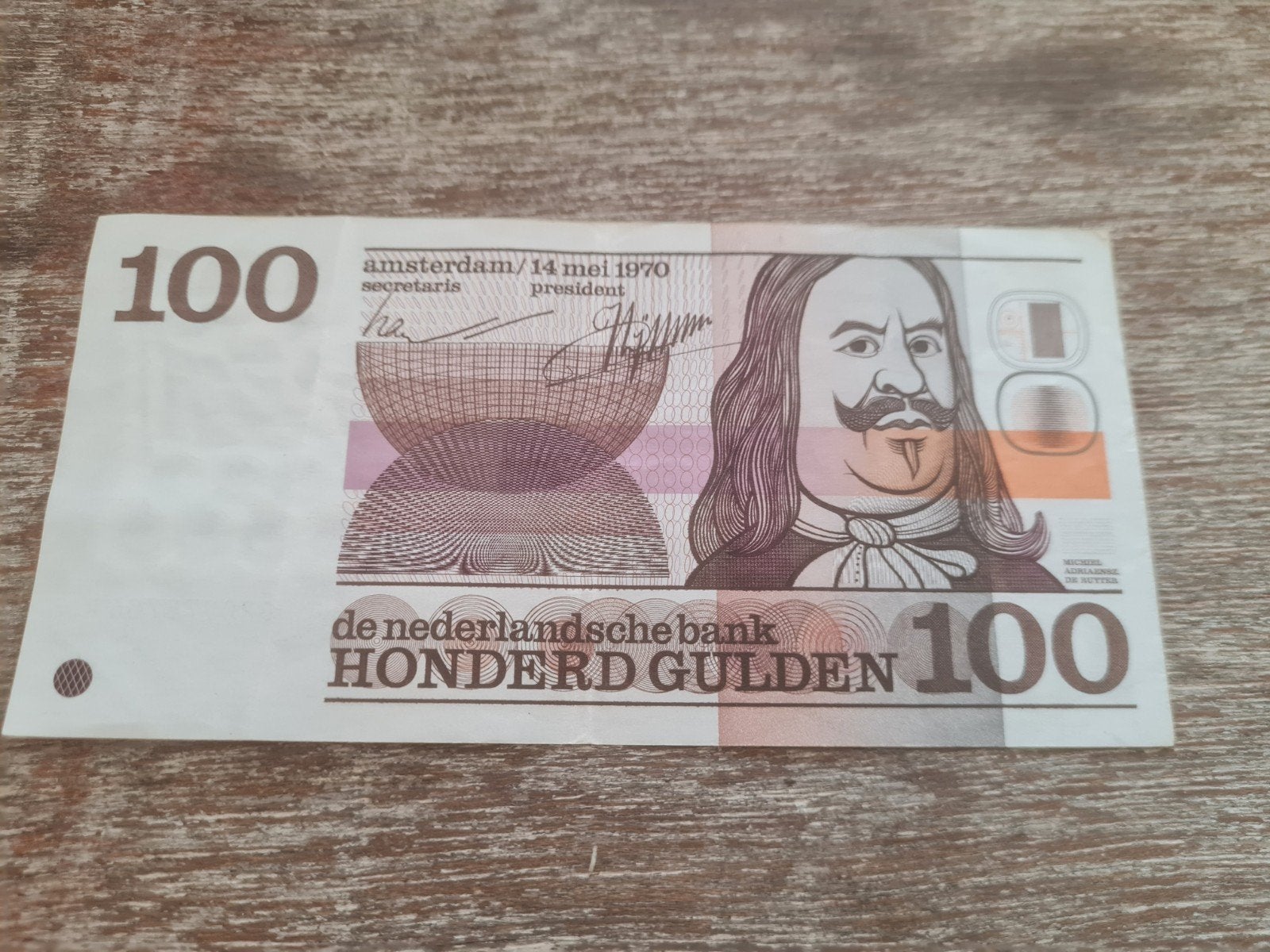 Biljet 100 gulden 1970, Ophalen of Verzenden, 100 gulden