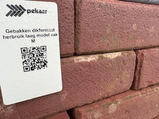Partij herbruik dikformaat (vak M), Tuin en Terras, Ophalen, Gebruikt, Klinkers, 10 m² of meer