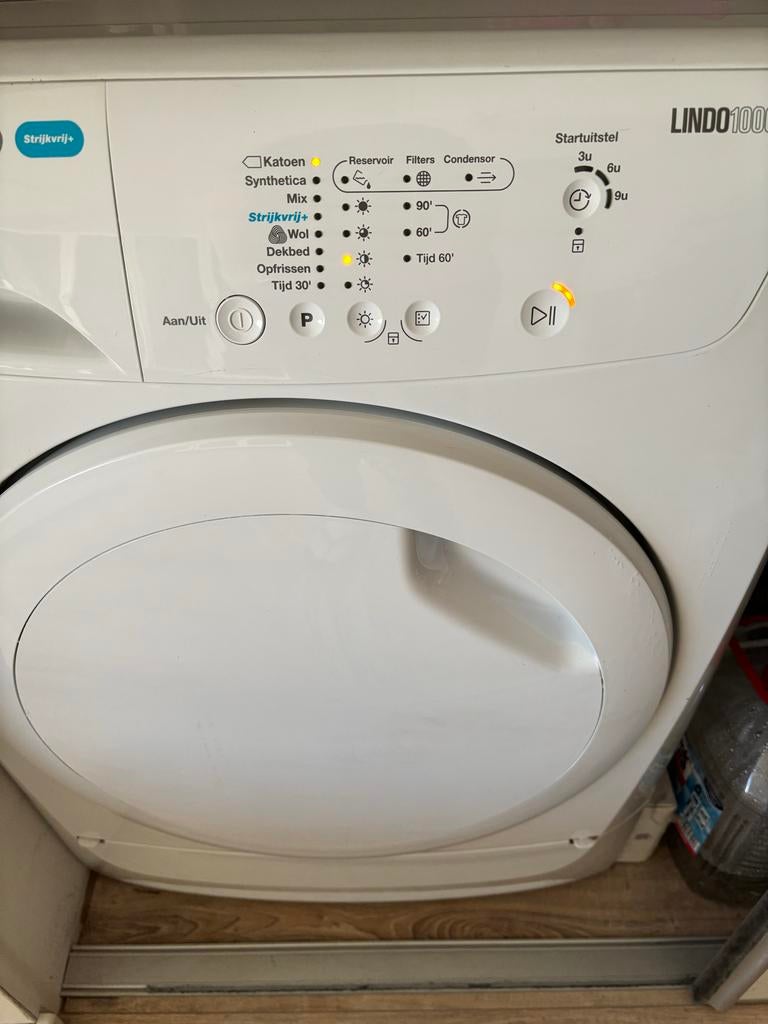 Zanussi Lindo1000 droger, Witgoed en Apparatuur, Wasdrogers, Ophalen, 6 tot 8 kg, Gebruikt, Voorlader