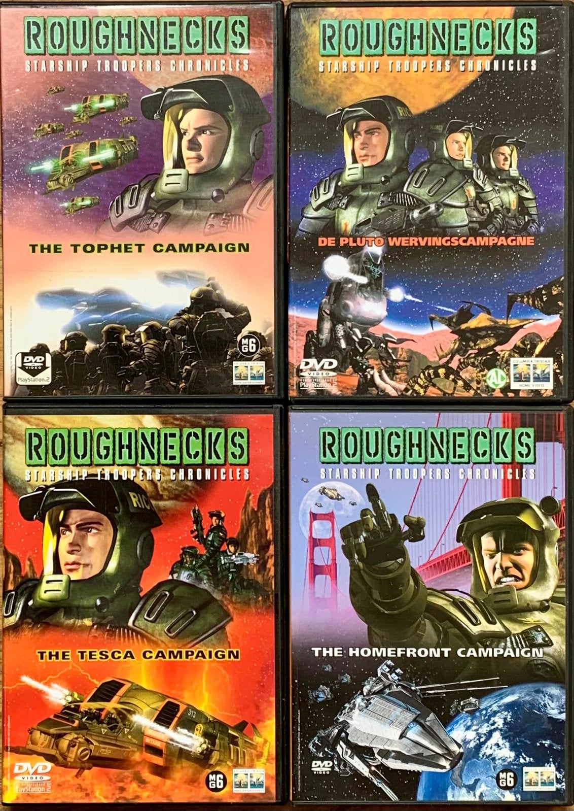 Roughnecks: Starship Troopers Chronicles [4 DVD's], Vanaf 6 jaar, Ophalen of Verzenden, Gebruikt, Science Fiction