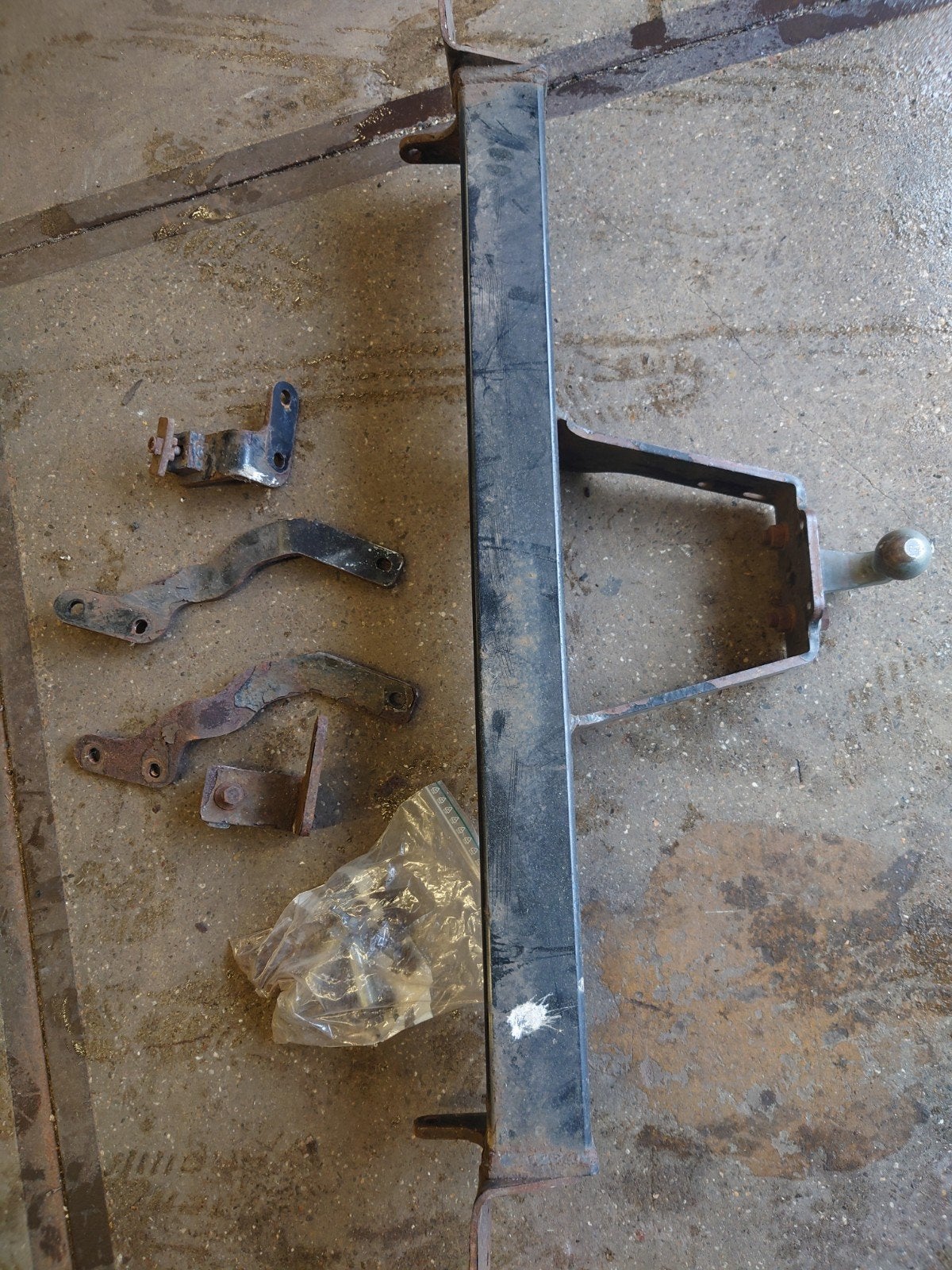 Trekhaak Peugoet boxer , Citroen jumper Fiat Ducato, Ophalen, Gebruikt, Achter, Citroën