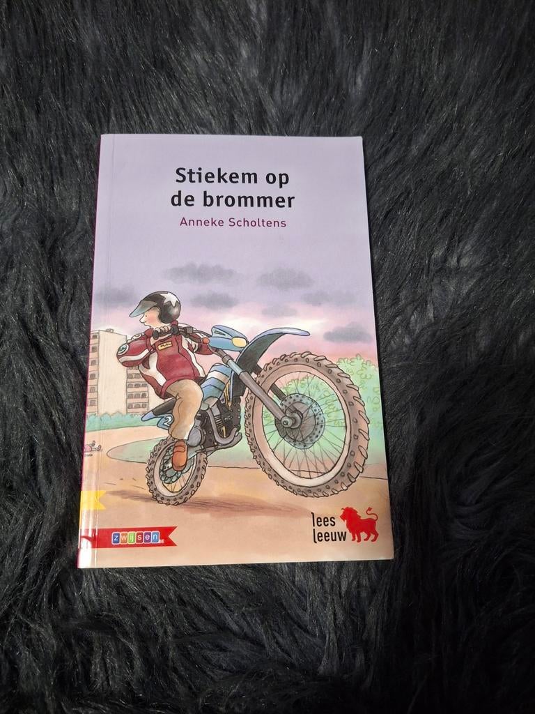 Stiekem op de brommer - Anneke Scholtens (Leesleeuw), Ophalen of Verzenden, Zo goed als nieuw, Anneke Scholtens, Fictie algemeen