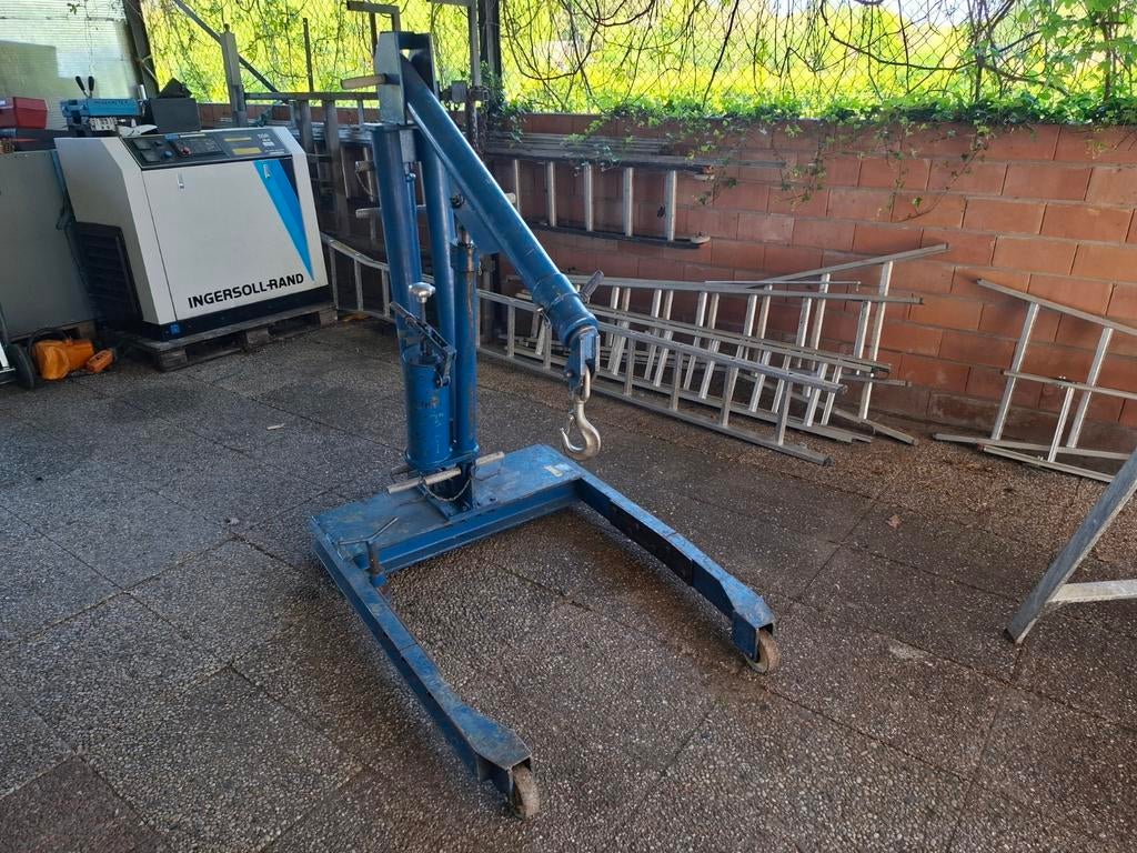 Motortakel | Werkplaatskraan 1 Ton, Doe-het-zelf en Verbouw, Lieren en Takels, Ophalen, Gebruikt