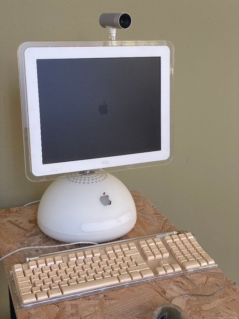 iMac PowerPC G4 Bolletje M6498 met iSight camera én airport, Computers en Software, Ophalen, Apple