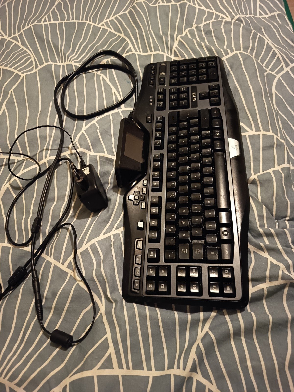 Logitech G19 Gaming Toetsenbord - Gebruikt, Computers en Software, Gebruikt, Logitech, Ophalen of Verzenden, Qwerty
