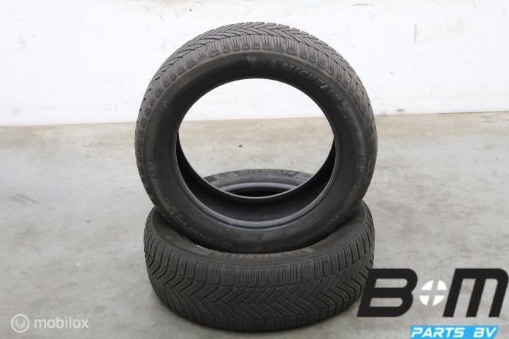 2 x 2155517 98V Michelin Alpin 6 met 5mm 215 55 17, 17 inch, Winterbanden, Band(en), Personenwagen