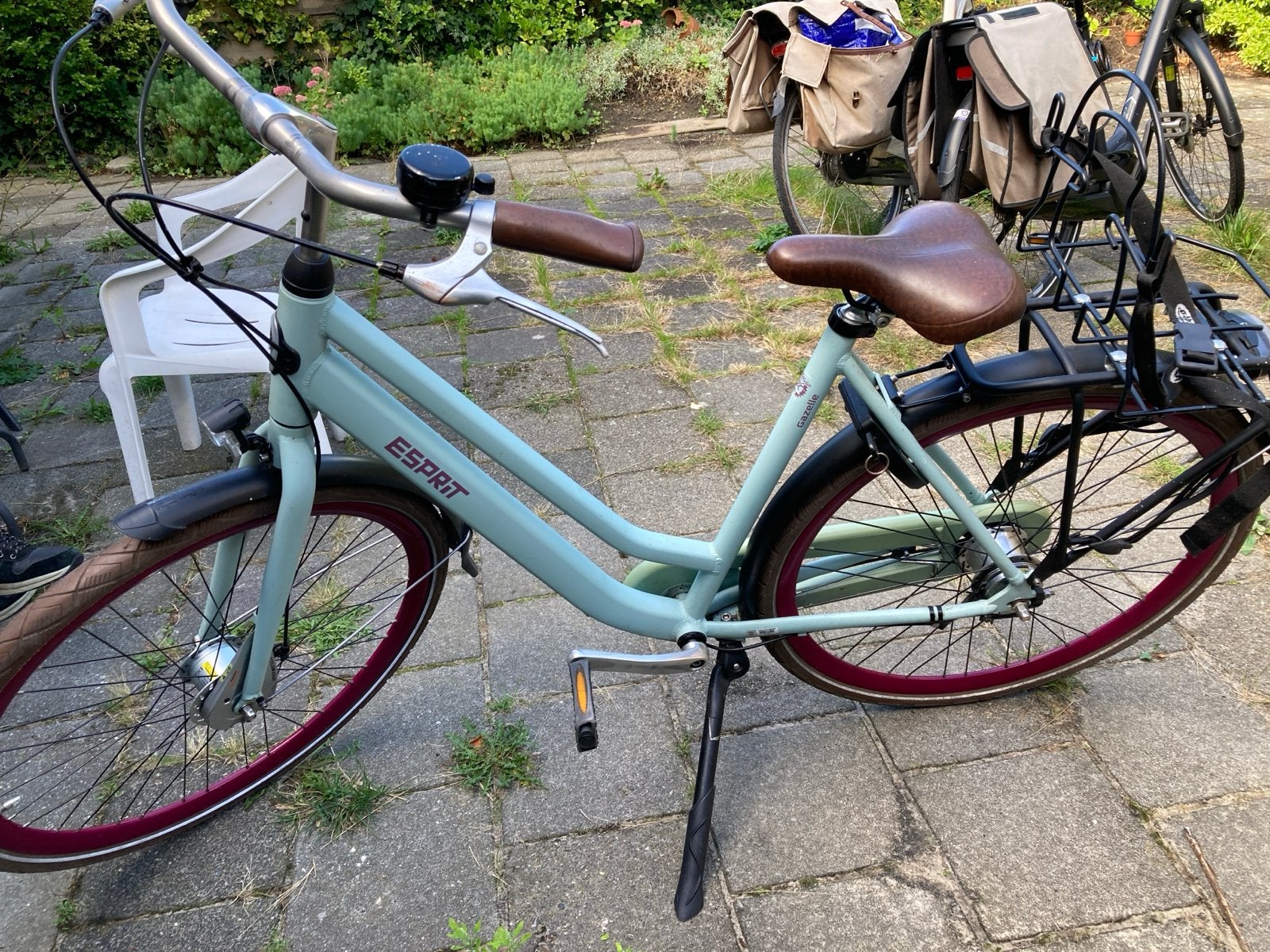 Gazelle Esprit fiets 7 versnellingen, trommelremmen, Ophalen, Versnellingen, Gazelle, Trommelrem