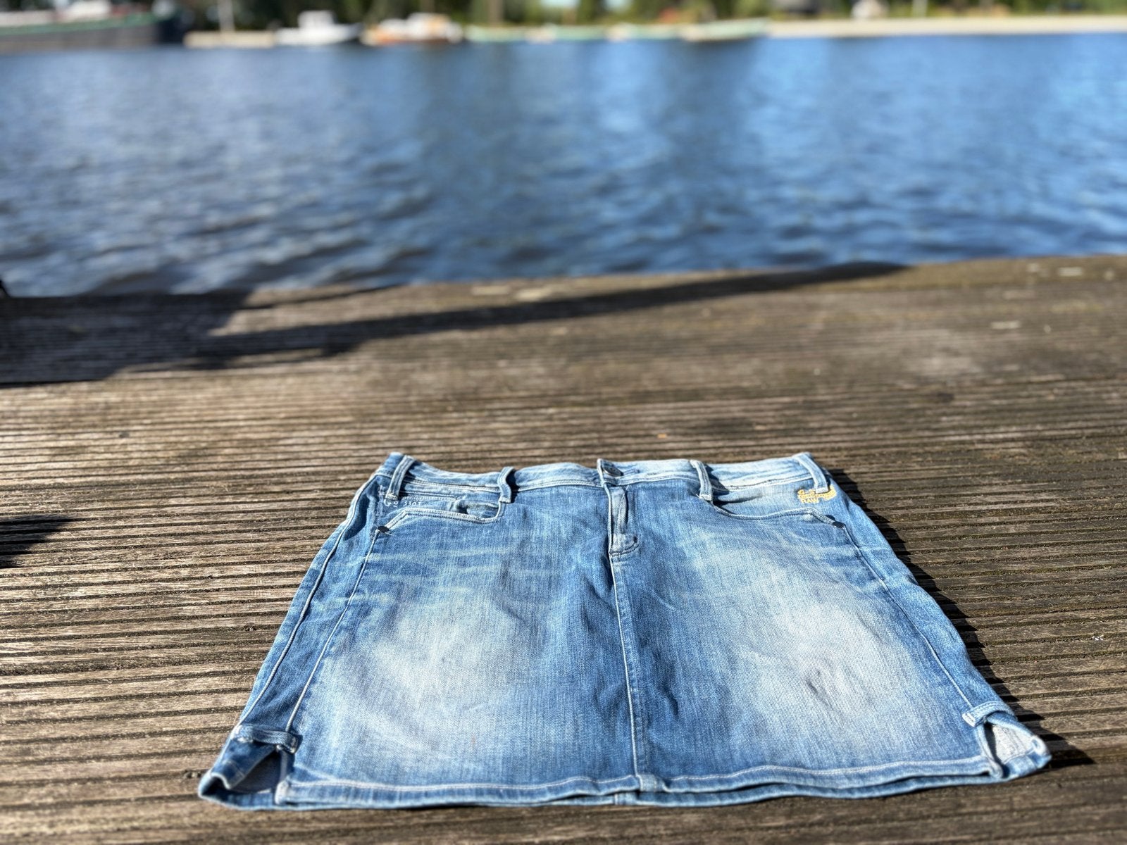 G-Star RAW spijkerrok maat 31 (40/42), Blauw, Maat 42/44 (L), Ophalen of Verzenden, Gedragen