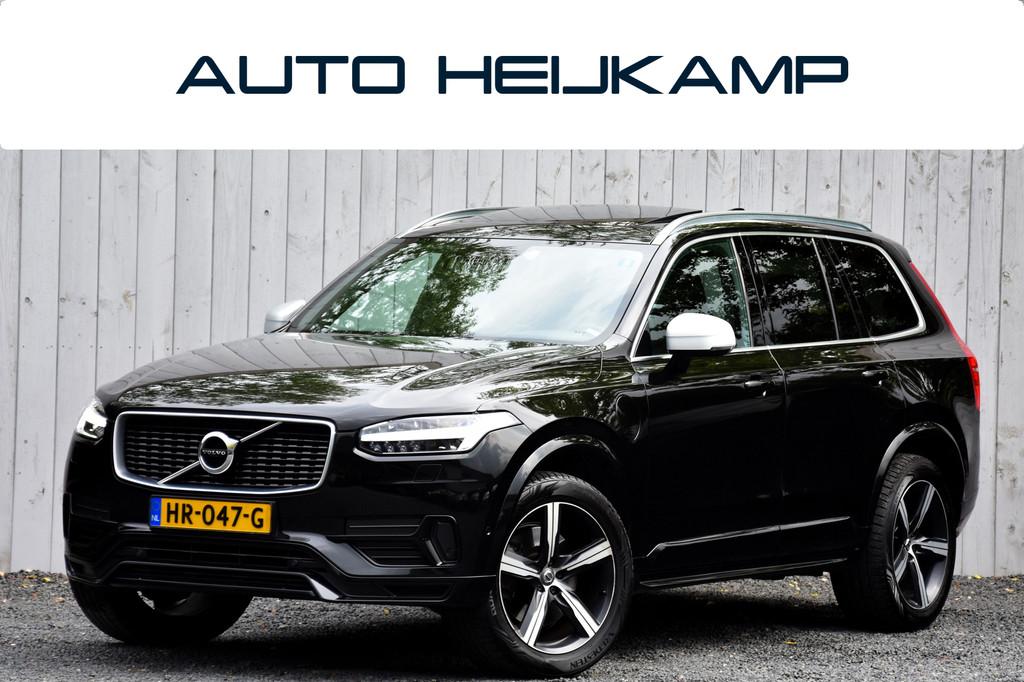 Volvo XC90 2.0 T8 Twin Engine AWD R-Design | Trekhaak | Goed, Gebruikt, 1969 cc, 7 stoelen, Zwart
