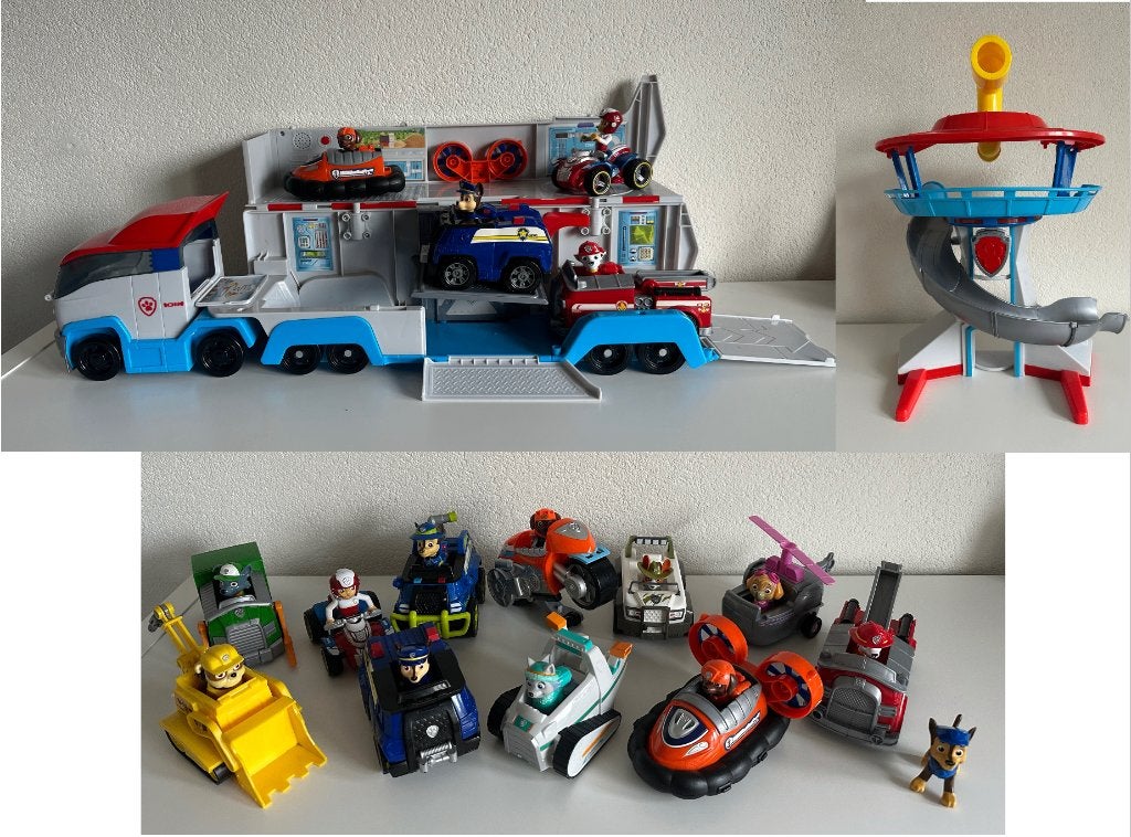 Paw patrol speelgoed set, Ophalen, Gebruikt